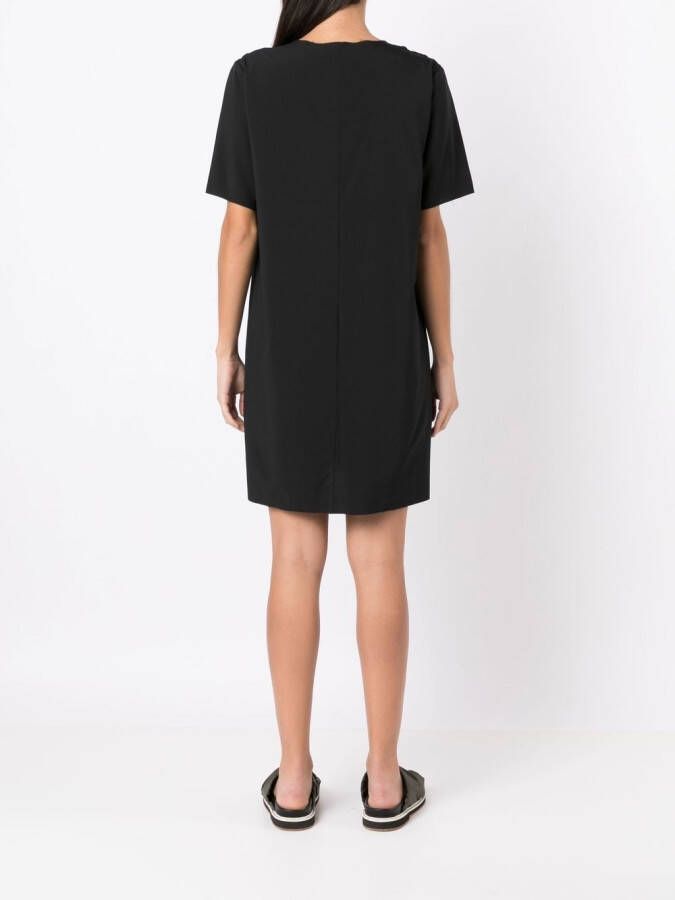 Osklen T-shirtjurk met korte mouwen Zwart