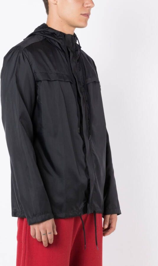 Osklen Windjack met capuchon Zwart