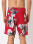 Osklen Zwembroek met bloemenprint Rood - Thumbnail 3