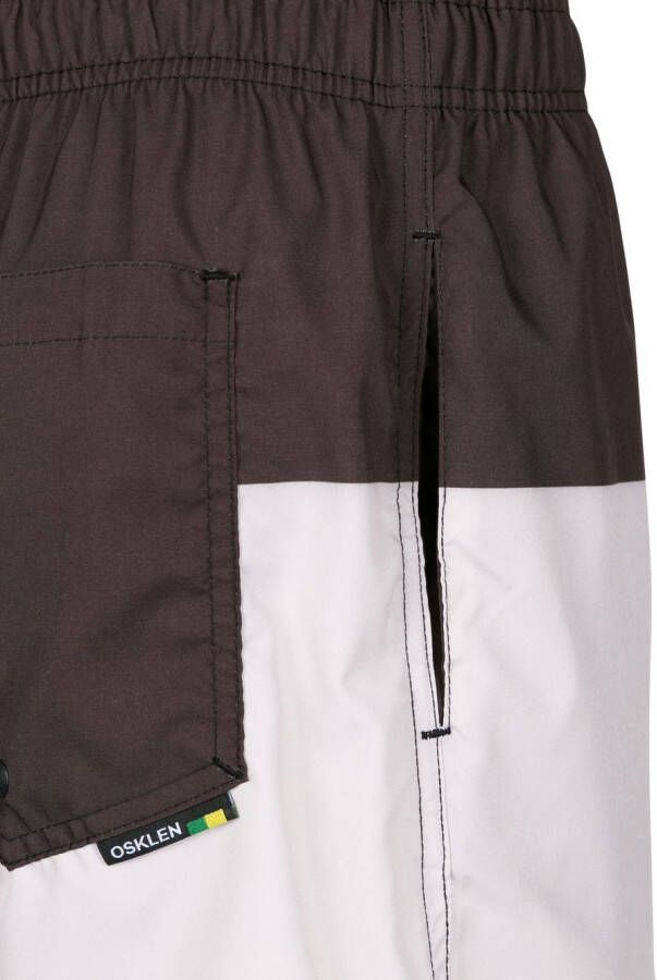 Osklen Zwembroek met colourblocking Beige