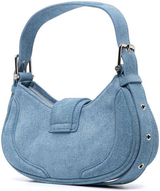 Osoi Schoudertas met decoratieve gesp Blauw