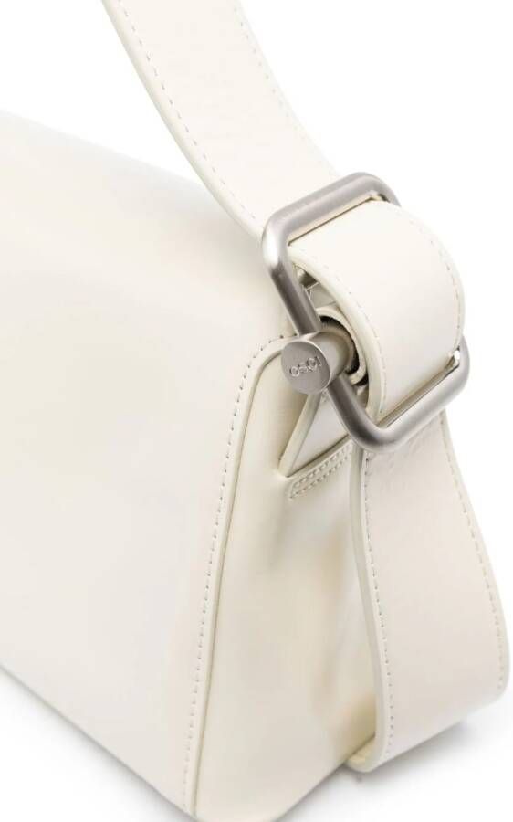 Osoi Folder Brot leren schoudertas Beige