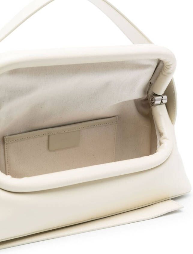 Osoi Folder Brot leren schoudertas Beige