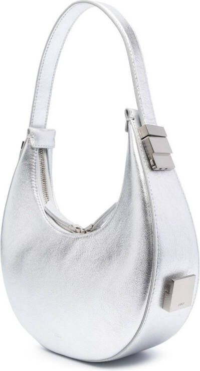 Osoi Toni metallic schoudertas Zilver