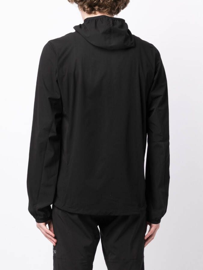 Ostrya Jack met logoprint Zwart
