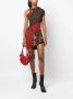 Ottolinger Asymmetrische mini-jurk Rood - Thumbnail 2