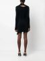 Ottolinger Asymmetrische mini-jurk Zwart - Thumbnail 4