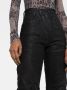 Ottolinger Gedrapeerde jeans Zwart - Thumbnail 3