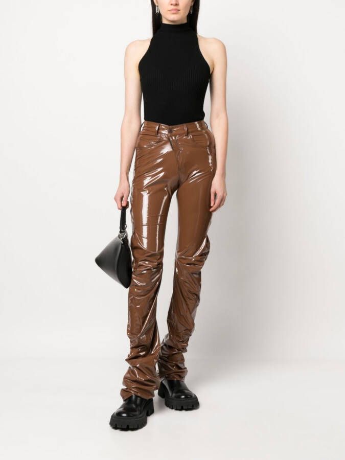 Ottolinger Gedrapeerde broek Bruin