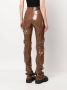 Ottolinger Gedrapeerde broek Bruin - Thumbnail 4