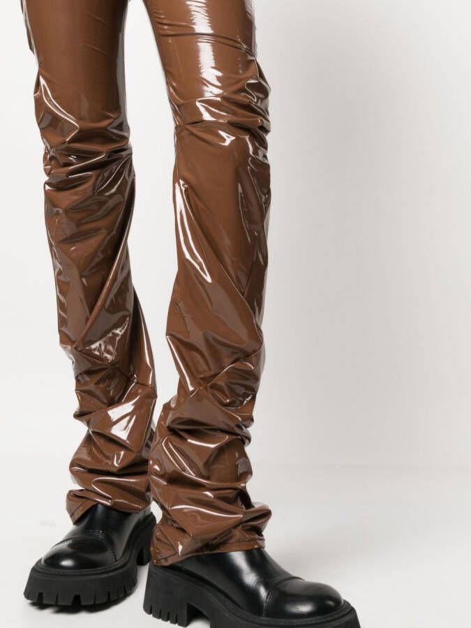 Ottolinger Gedrapeerde broek Bruin