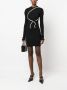 Ottolinger Mini-jurk met lange mouwen Zwart - Thumbnail 2