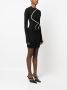 Ottolinger Mini-jurk met lange mouwen Zwart - Thumbnail 3