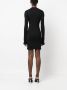 Ottolinger Mini-jurk met lange mouwen Zwart - Thumbnail 4