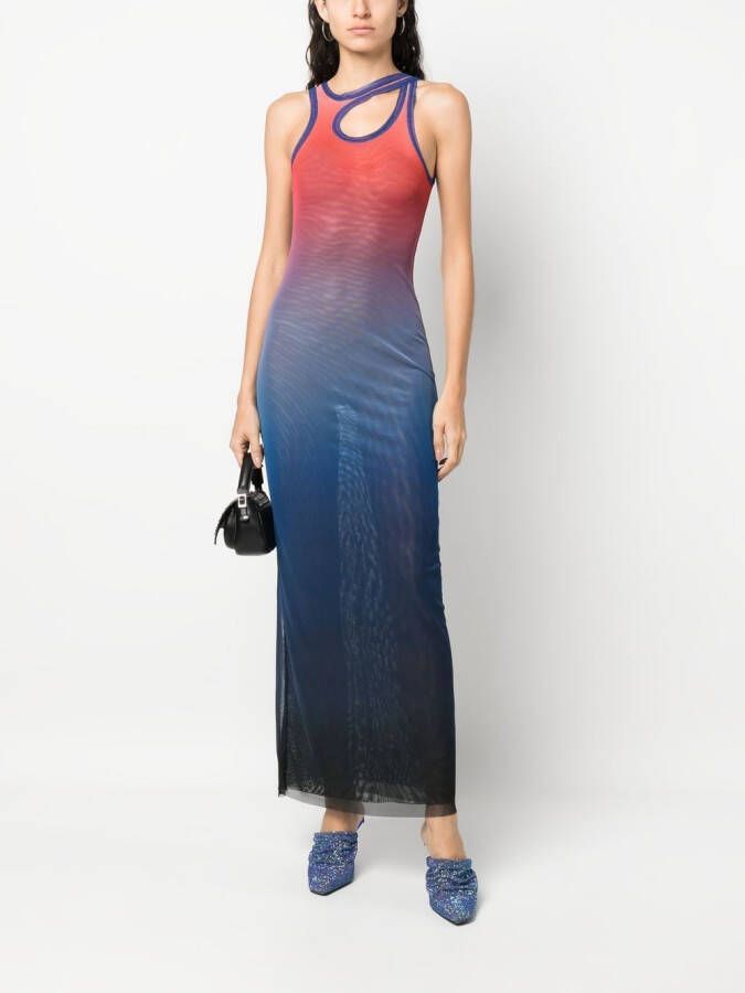 Ottolinger Mouwloze maxi-jurk Blauw