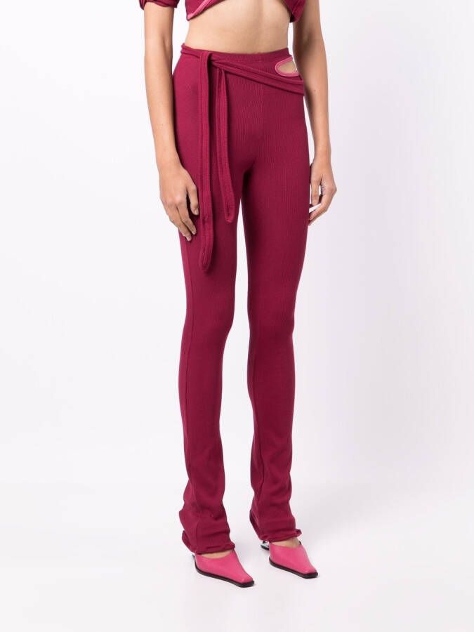 Ottolinger Uitgesneden broek Rood