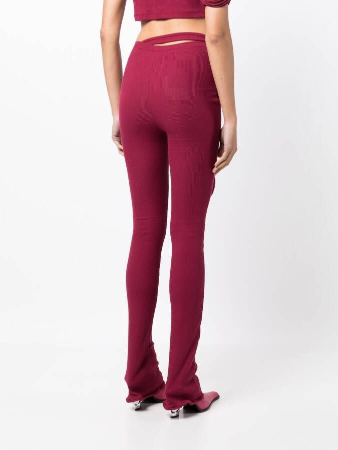 Ottolinger Uitgesneden broek Rood