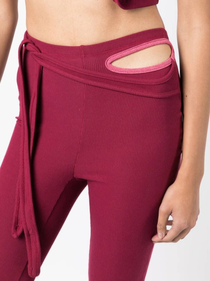 Ottolinger Uitgesneden broek Rood