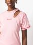 Ottolinger Uitgesneden T-shirt Roze - Thumbnail 5