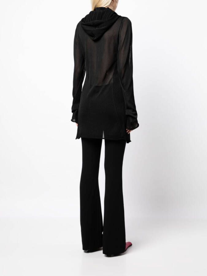 Ottolinger Vest met uitgesneden detail Zwart