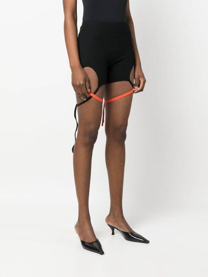 Ottolinger Wikkelshorts Zwart