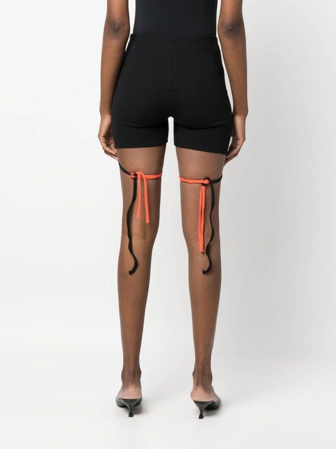 Ottolinger Wikkelshorts Zwart