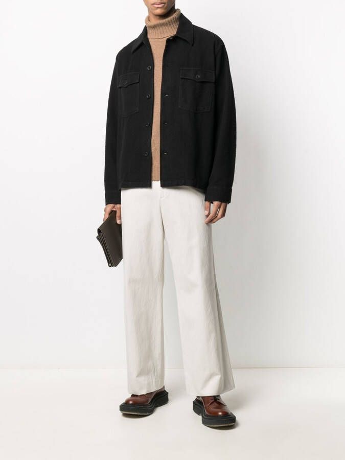 OUR LEGACY Button-up shirtjack Zwart