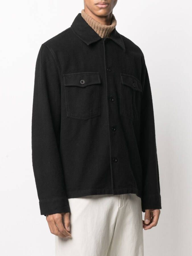 OUR LEGACY Button-up shirtjack Zwart