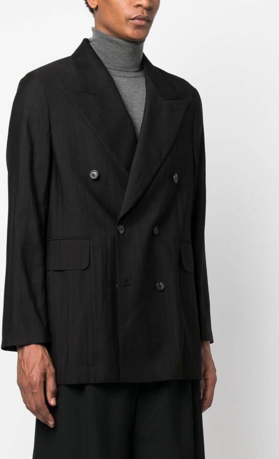OUR LEGACY Blazer met dubbele rij knopen Zwart