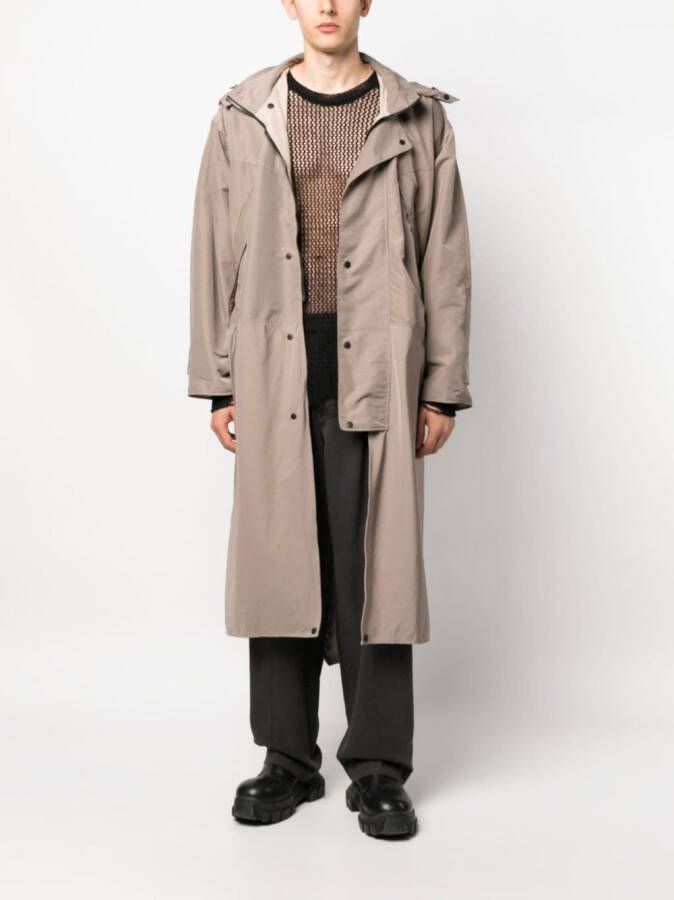 OUR LEGACY Grace Tower parka met rits Beige