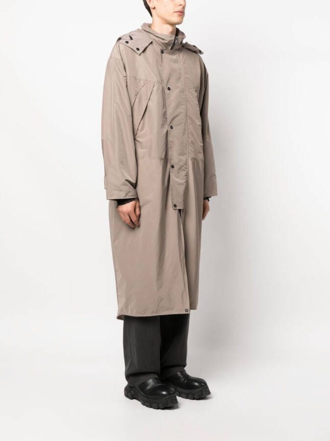 OUR LEGACY Grace Tower parka met rits Beige