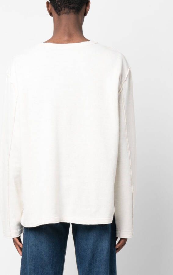 OUR LEGACY Sweater met ronde hals Wit