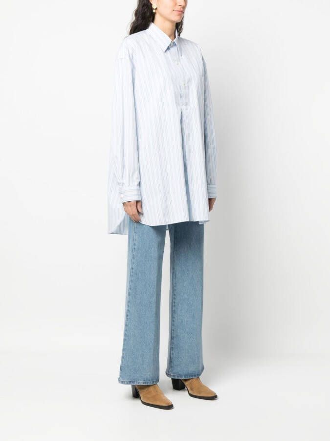 OUR LEGACY Oversized blouse Blauw