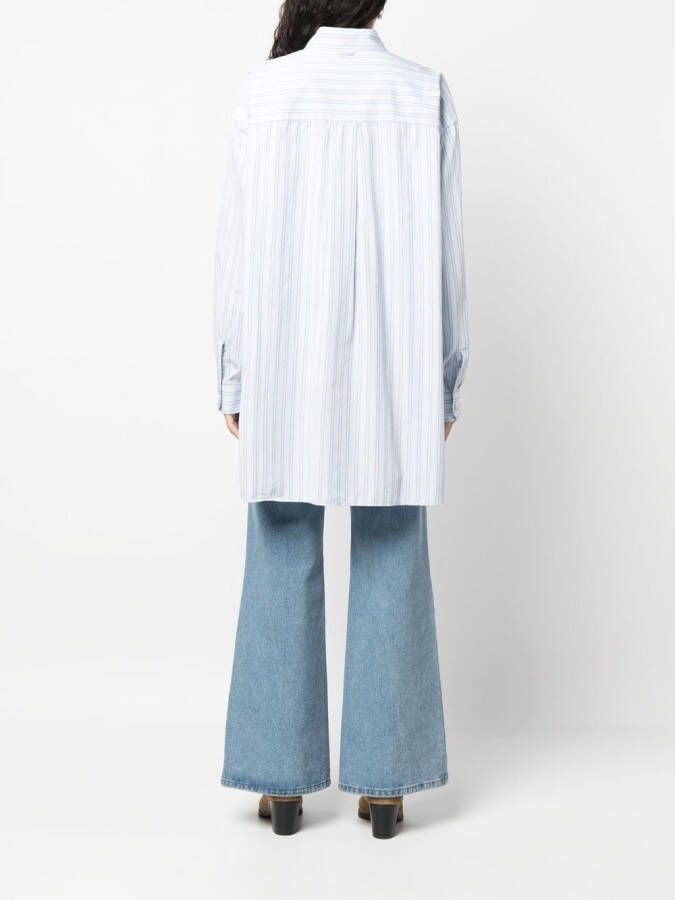 OUR LEGACY Oversized blouse Blauw