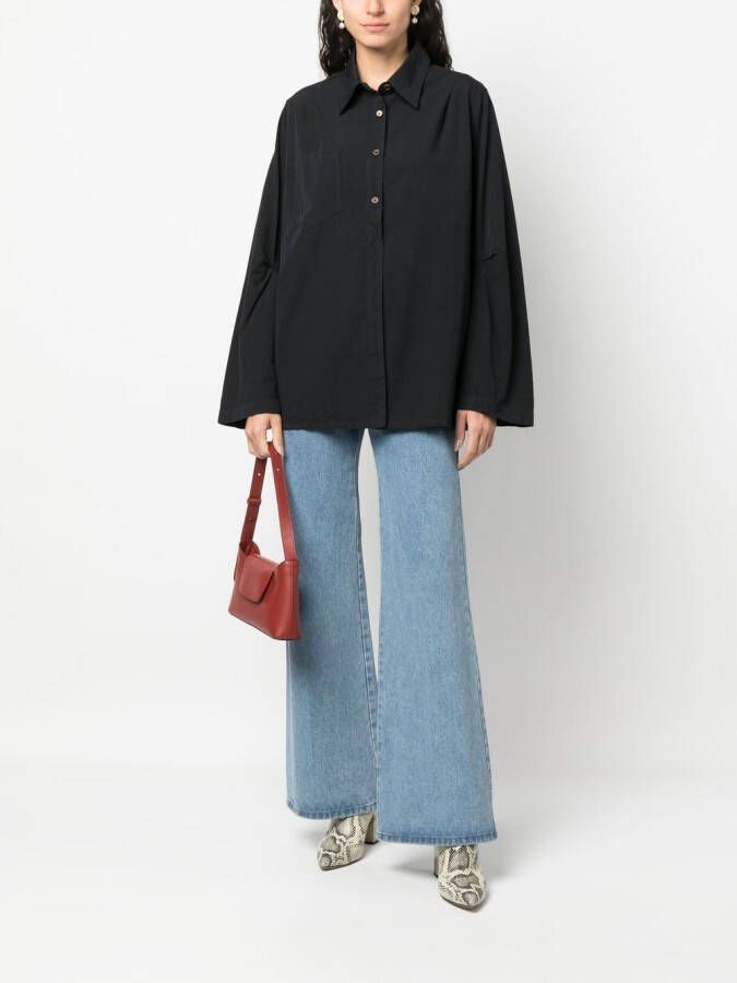 OUR LEGACY Oversized blouse Zwart
