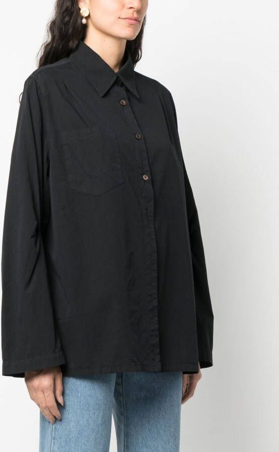 OUR LEGACY Oversized blouse Zwart