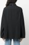 OUR LEGACY Oversized blouse Zwart - Thumbnail 4