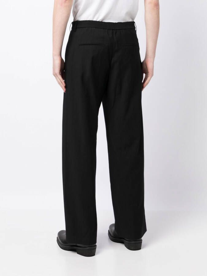 OUR LEGACY Pantalon met wijde pijpen Zwart