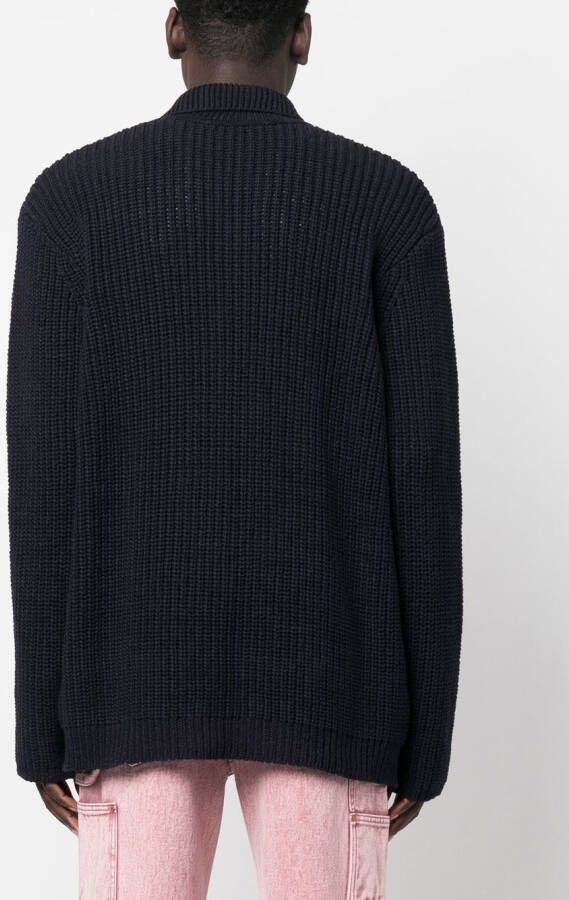 OUR LEGACY Ribgebreide trui Blauw