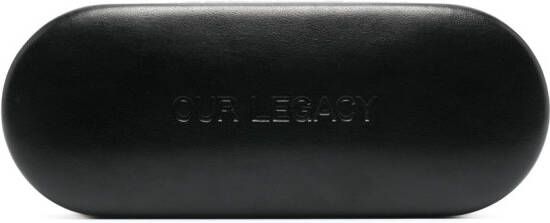 OUR LEGACY Zonnebril met vierkant montuur Zwart