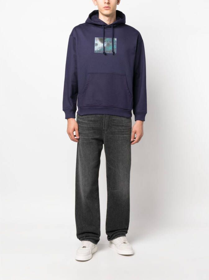 RASSVET Hoodie met print Blauw