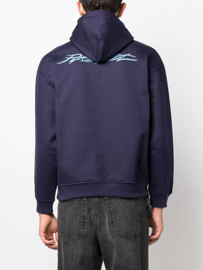 RASSVET Hoodie met print Blauw
