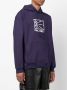 RASSVET Hoodie met logoprint Blauw - Thumbnail 3