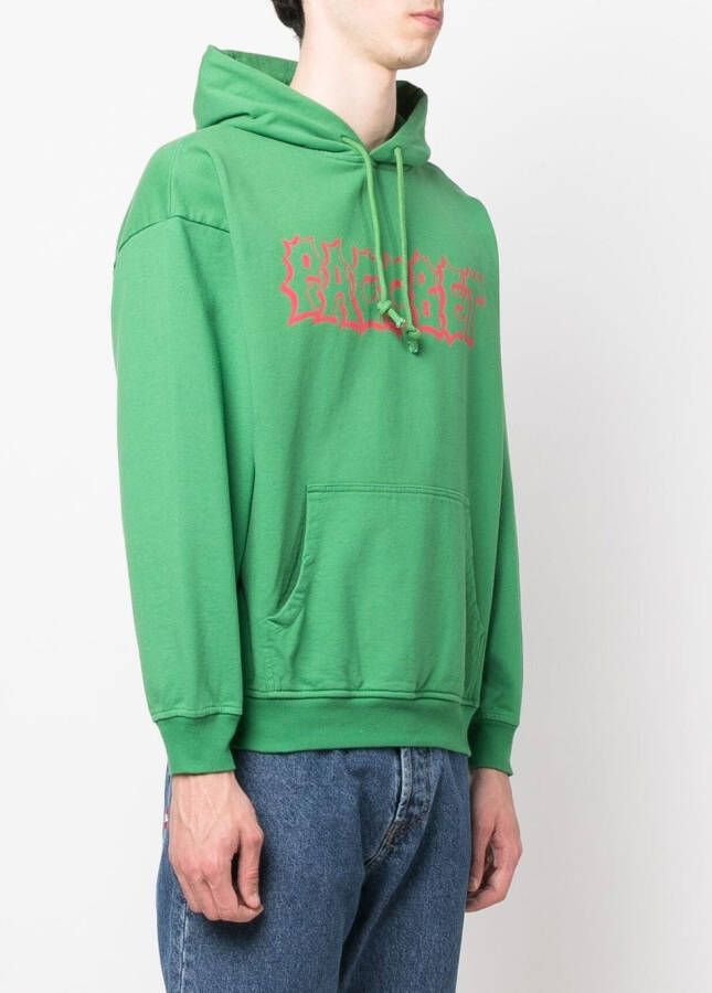 RASSVET Hoodie met logoprint Groen