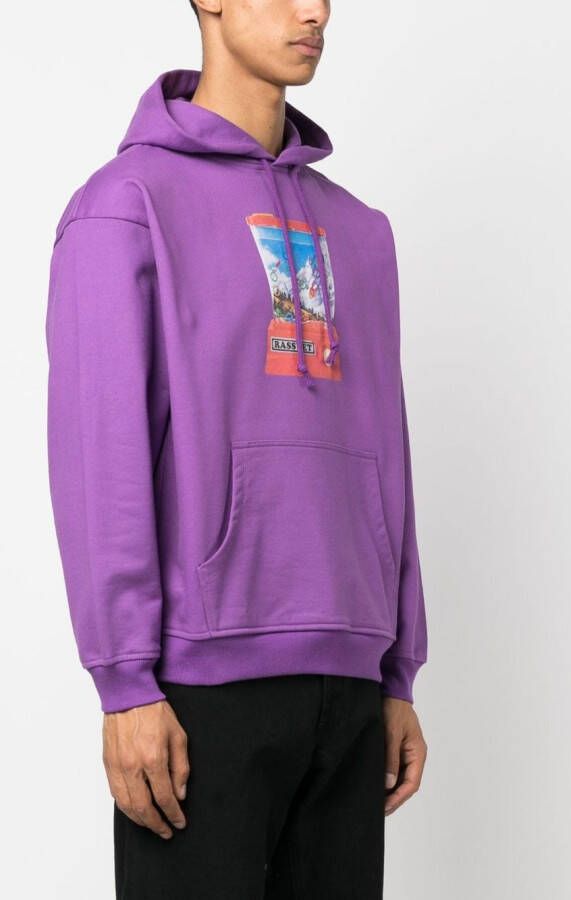 RASSVET Hoodie met print Paars