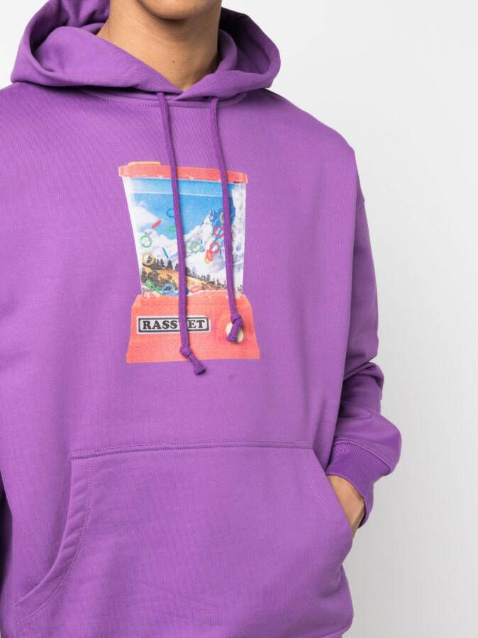 RASSVET Hoodie met print Paars