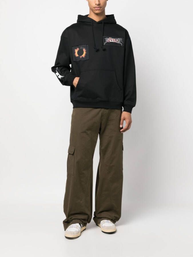 RASSVET Katoenen hoodie Zwart