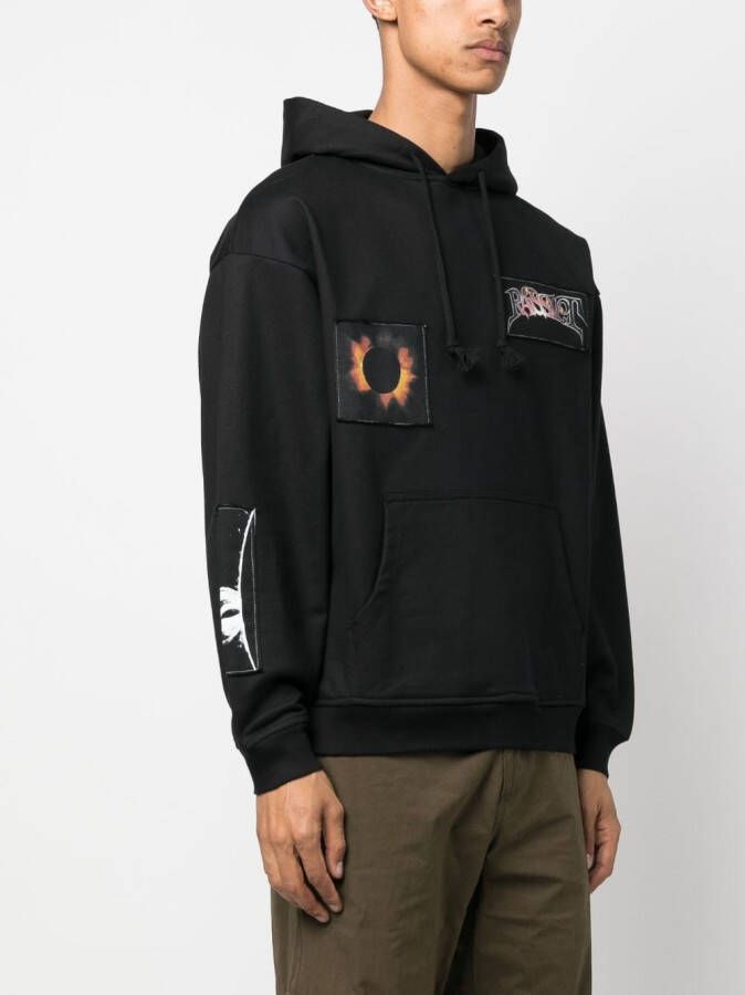 RASSVET Katoenen hoodie Zwart