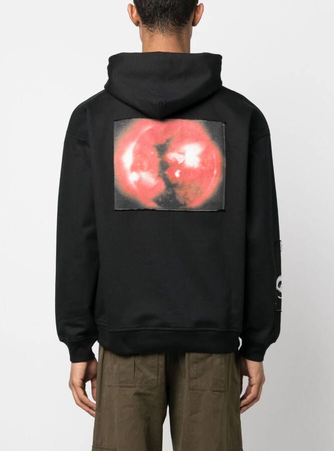 RASSVET Katoenen hoodie Zwart
