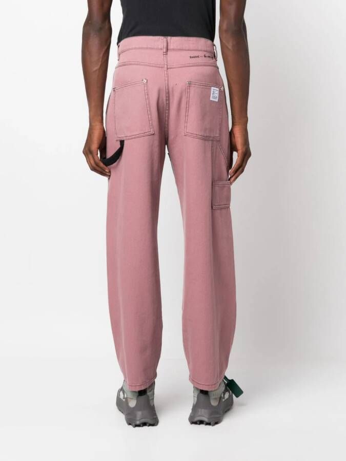 RASSVET Jeans met knievlakken Roze